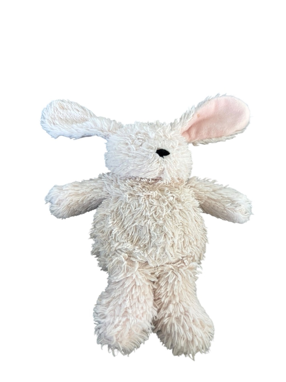 Warmies Plush Bunny Stuffed Animal - Cream with Pink Ears